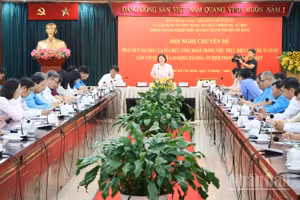 Quang cảnh hội nghị. (Ảnh: Vương Lê)