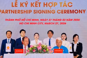 Đại diện Liên đoàn Lao động Thành phố Hồ Chí Minh và Công ty cổ phần Tập đoàn Phú Cường ký biên bản ghi nhớ hợp tác, triển khai dự án nhà ở xã hội cho công nhân, người lao động trên địa bàn Thành phố Hồ Chí Minh.