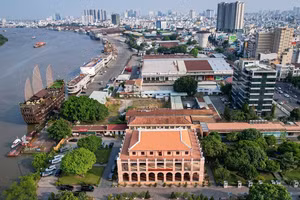 Khu vực Bến Nhà Rồng-Khánh Hội, phường Xóm Chiếu, Thành phố Hồ Chí Minh. (ẢNH: NHẬT THỊNH) 