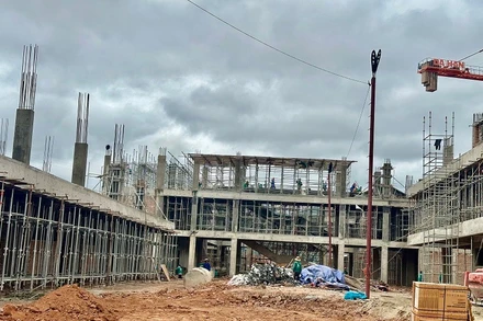 Dự án xây dựng Trường Liên cấp Si Pa Phìn hiện có tiến độ thi công và tiến độ giải ngân đạt và vượt kế hoạch đặt ra. 