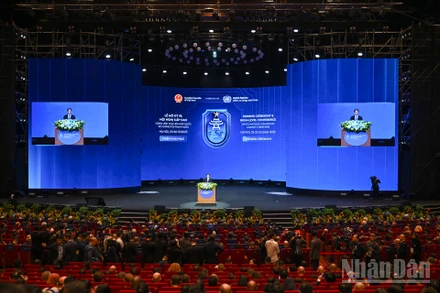 Quang cảnh Lễ mở ký và Hội nghị cấp cao Công ước của Liên hợp quốc về chống tội phạm mạng.