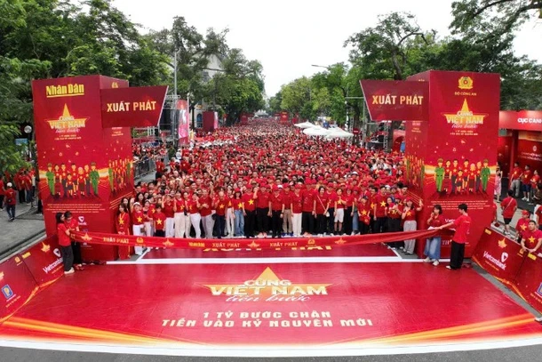 Sự kiện “Một tỷ bước chân”, một ngày hội của lòng yêu nước, sức khỏe cộng đồng và khát vọng vươn lên toàn dân tộc.