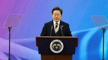 Tổng thống Hàn Quốc Lee Jae Myung. (Ảnh: THX/TTXVN)