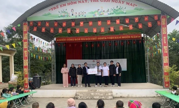 Quỹ Kiến tạo ước mơ triển khai hỗ trợ khắc phục hậu quả mưa lũ tại các điểm trường thuộc Thái Nguyên và Cao Bằng.