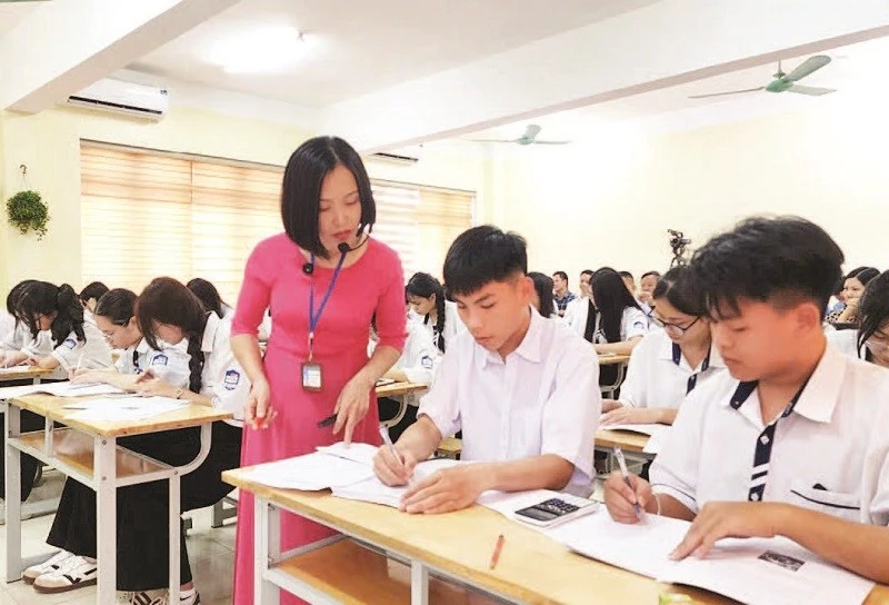 Giáo viên tăng cường ôn thi nước rút, phân loại học sinh để đạt kết quả cao
