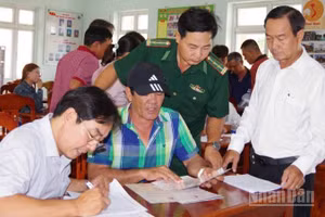 Ngư dân được hỗ trợ đăng ký cấp giấy phép sử dụng tần số và thiết bị vô tuyến điện.