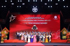 Các doanh nghiệp được vinh danh Thương hiệu số 1 tại Lễ tôn vinh Doanh nhân-Doanh nghiệp Thăng Long 2025.