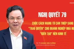 GS, TS Hoàng Văn Cường khẳng định: Nghị quyết 79 tái định vị kinh tế nhà nước ở vai trò là “trụ cột” và dẫn dắt, mở đường cho toàn bộ nền kinh tế.