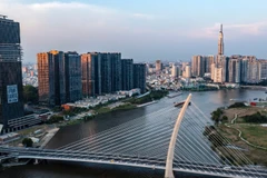 Thành phố Hồ Chí Minh hướng tới trở thành "siêu đô thị" trong tương lai. (Ảnh: THÀNH ĐẠT)
