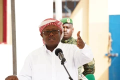 Tổng thống Guinea-Bissau Umaro Sissoco Embalo tại một sự kiện ở thủ đô Bissau, ngày 21/11/2025. (Ảnh: THX/TTXVN)