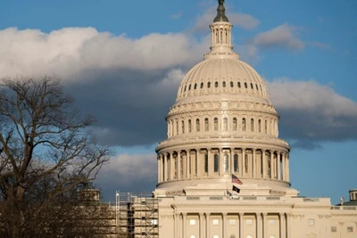 Tòa nhà Quốc hội Mỹ tại Washington, D.C. (Ảnh: THX/TTXVN)