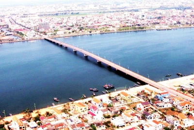 Một góc Đồng Hới, trung tâm chính trị - hành chính của tỉnh Quảng Trị mới.