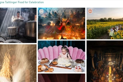 Tác phẩm "Bánh hỏi" đứng đầu 1 hạng mục chính thức của World Food Photography Awards 2025. (Ảnh chụp màn hình)