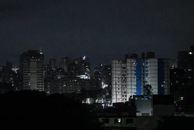 Quang cảnh thủ đô Caracas của Venezuela, rạng sáng 3/1/2026. (Ảnh: THX/TTXVN)