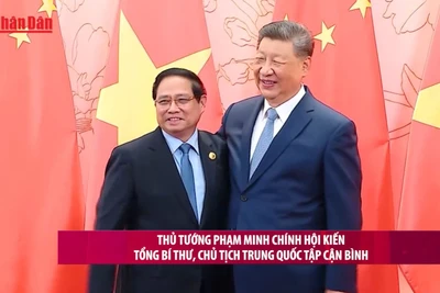 [Video] Thủ tướng Phạm Minh Chính hội kiến Tổng Bí thư, Chủ tịch Trung Quốc Tập Cận Bình