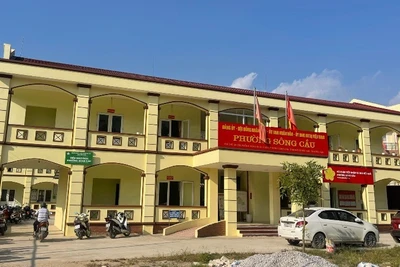 Trụ sở phường Sông Cầu, thành phố Bắc Kạn sẽ được sắp xếp, bố trí lại khi thành lập phường mới. (Ảnh: THU CÚC)