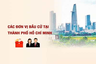 [Infographic] Các đơn vị bầu cử đại biểu Quốc hội tại Thành phố Hồ Chí Minh