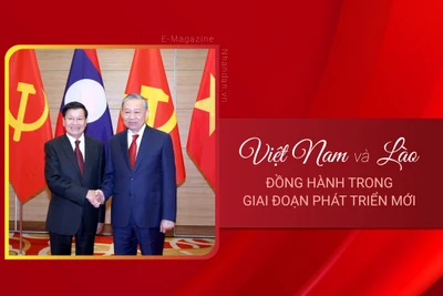 Việt Nam và Lào đồng hành trong giai đoạn phát triển mới
