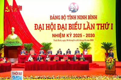 [Video] Đại hội đại biểu Đảng bộ tỉnh Ninh Bình lần thứ I diễn ra phiên trù bị
