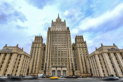 Trụ sở Bộ Ngoại giao Nga tại Moskva. (Ảnh: THX/TTXVN) 