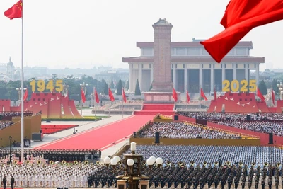 [Ảnh] Trung Quốc duyệt binh kỷ niệm 80 năm chiến thắng phát-xít của nhân dân thế giới