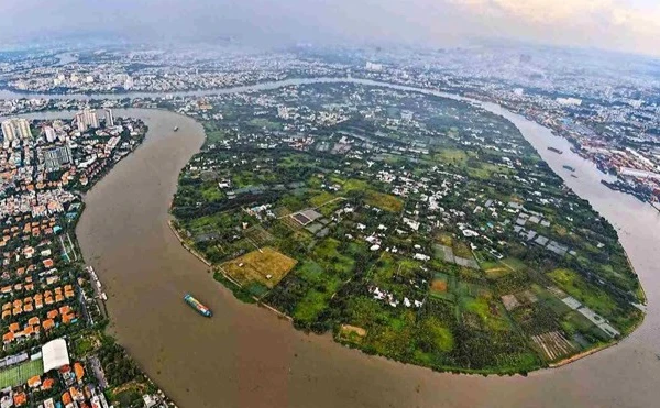 Toàn cảnh khu Bình Quới-Thanh Đa. (Ảnh: ANH TÚ)