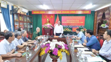 Phó Chủ tịch Quốc Hội, Thượng tướng Trần Quang Phương thăm và làm việc Hội Hỗ trợ gia đình liệt sĩ Việt Nam.