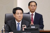 Chủ tịch nước Lương Cường dự Hội nghị Cấp cao Diễn đàn Hợp tác kinh tế châu Á-Thái Bình Dương (APEC) lần thứ 32. (Ảnh: Lâm Khánh/TTXVN)