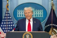 Tổng thống Mỹ Donald Trump. (Ảnh: THX/TTXVN)