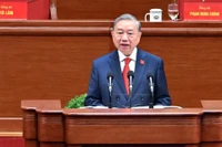 Tổng Bí thư Tô Lâm phát biểu tại lễ Bế mạc Đại hội lần thứ XIV của Đảng Cộng sản Việt Nam.