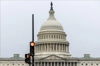 Tòa nhà Quốc hội Mỹ ở Washington D.C. (Ảnh: THX/TTXVN)