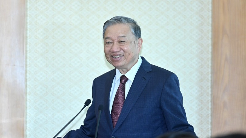 Sài Gòn Trẻ Tổng Bí thư Tô Lâm. (Ảnh: ĐĂNG KHOA)