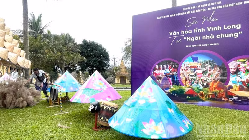 Tỉnh Vĩnh Long tham gia Tuần “Đại đoàn kết các dân tộc-Di sản Văn hóa Việt Nam” năm 2025. 