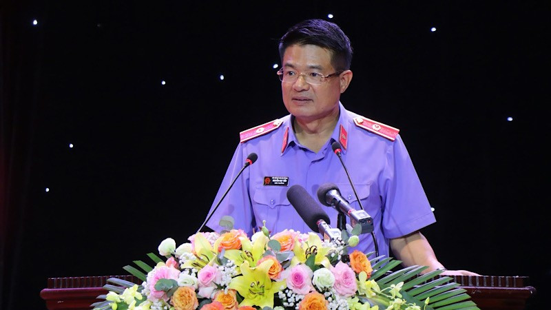 Đồng chí Nguyễn Huy Tiến, Viện trưởng Viện Kiểm sát nhân dân tối cao. img-2025-06-06-145540.jpg