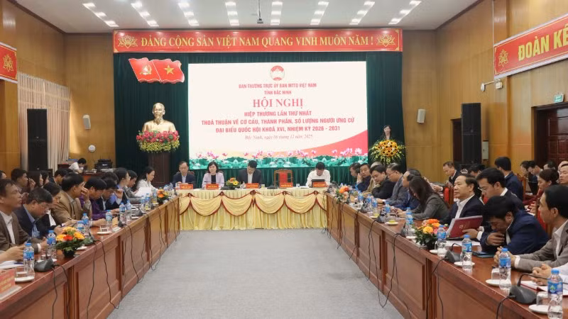 Quang cảnh Hội nghị Hiệp thương lần thứ nhất.