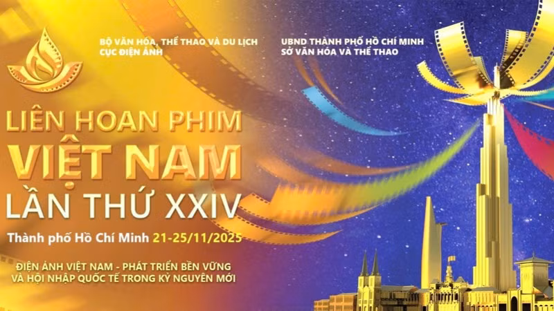 Liên hoan Phim Việt Nam lần thứ 24 diễn ra từ ngày 21 đến 25/11 tại Thành phố Hồ Chí Minh. 