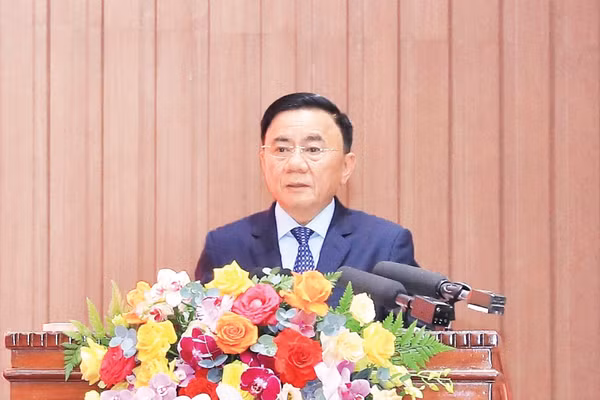 Đồng chí Trần Cẩm Tú, Ủy viên Bộ Chính trị, Thường trực Ban Bí thư Trung ương Đảng Cộng sản Việt Nam. (Ảnh: DUY LINH)