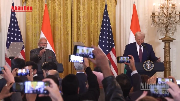 [Video] Mỹ giảm thuế với hàng hóa Ấn Độ xuống 18%