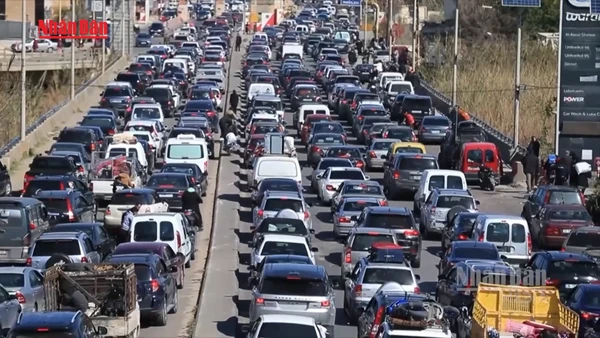 [Video] Hơn 660.000 người Liban phải sơ tán vì xung đột, gần 500 người thiệt mạng 