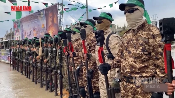 [Video] Hội đồng Hòa bình gửi đề xuất giải giáp tới Lực lượng Hamas tại Dải Gaza 