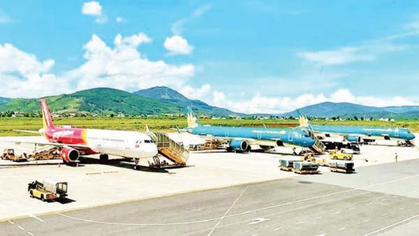 Một góc Cảng hàng không quốc tế Liên Khương.