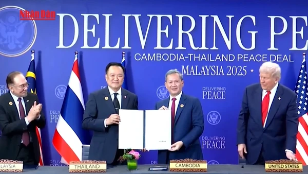 [Video] Tổng thống Mỹ D. Trump điện đàm hòa giải Thái Lan - Campuchia 