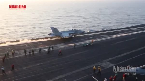 [Video] Mỹ để ngỏ đối thoại với Iran dù đã điều tàu sân bay tới Trung Đông