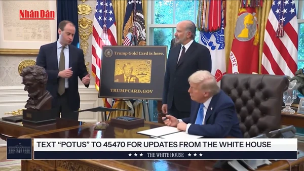 [Video] Mỹ công bố chương trình “Thẻ Vàng” thị thực nhanh giá 1 triệu USD
