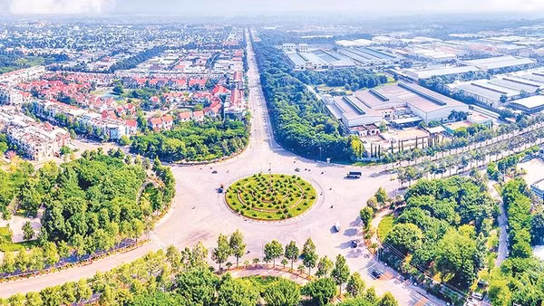 Khu công nghiệp Mỹ Phước, Thành phố Hồ Chí Minh nhìn từ trên cao (Ảnh CTV)