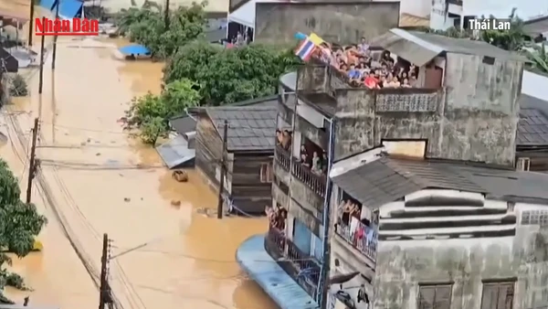 [Video] Số người thiệt mạng vì mưa lũ tại Indonesia và Thái Lan tăng lên 465 