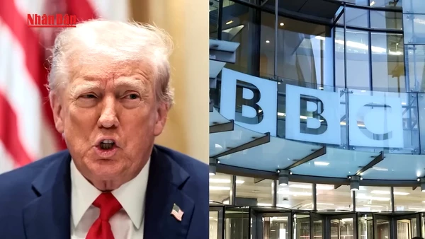 [Video] Tổng thống Mỹ D. Trump dọa kiện đài BBC vì bị cắt ghép bài phát biểu 