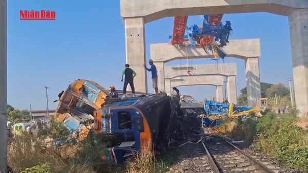 [Video] Thái Lan tạm dừng 13 dự án liên quan thảm kịch sập cần cẩu 