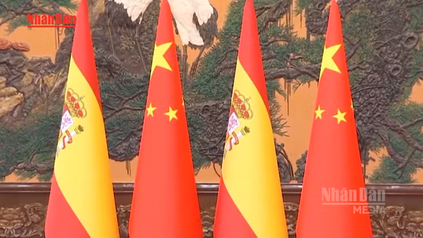 [Video] Lãnh đạo Trung Quốc - Tây Ban Nha nhất trí bảo vệ chủ nghĩa đa phương 