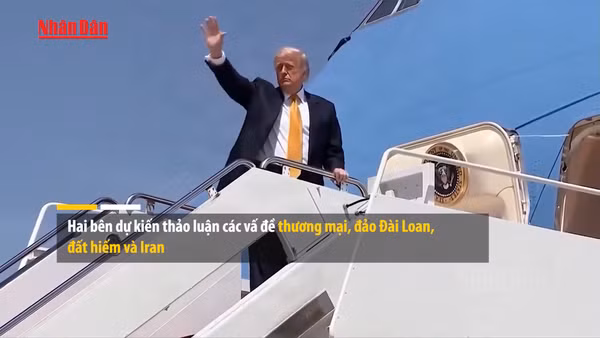 [Video] Tổng thống Mỹ D. Trump lên đường thăm chính thức Trung Quốc 